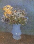 Vincent Van Gogh Vase wtih Lilacs,Daisies and Anemones (nn04) France oil painting artist
